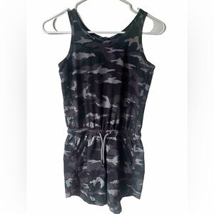 Athleta Girls Black Camo Play More Romper